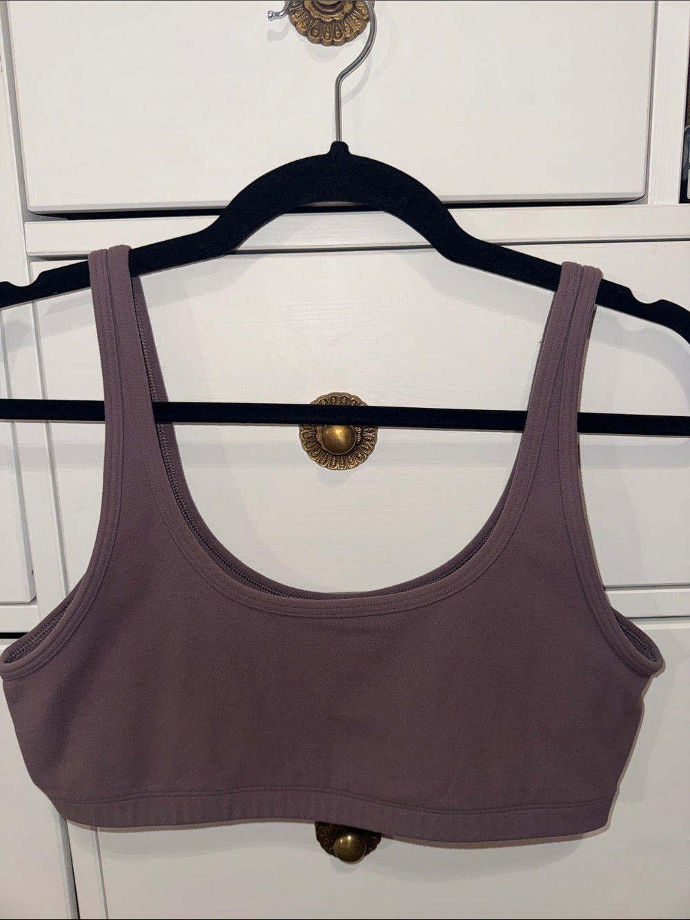 TNA Scoop Neck Bralette in Dusty Mauve